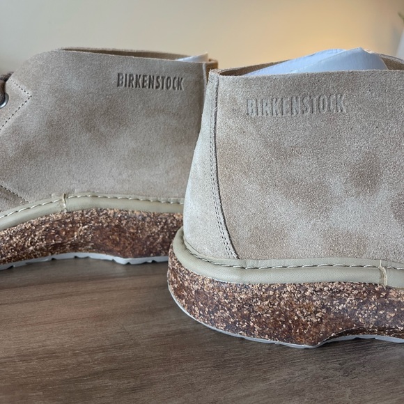 Birkenstock Milton Suede Desert Boots in Ginger - New In Box - Picture 9 of 16